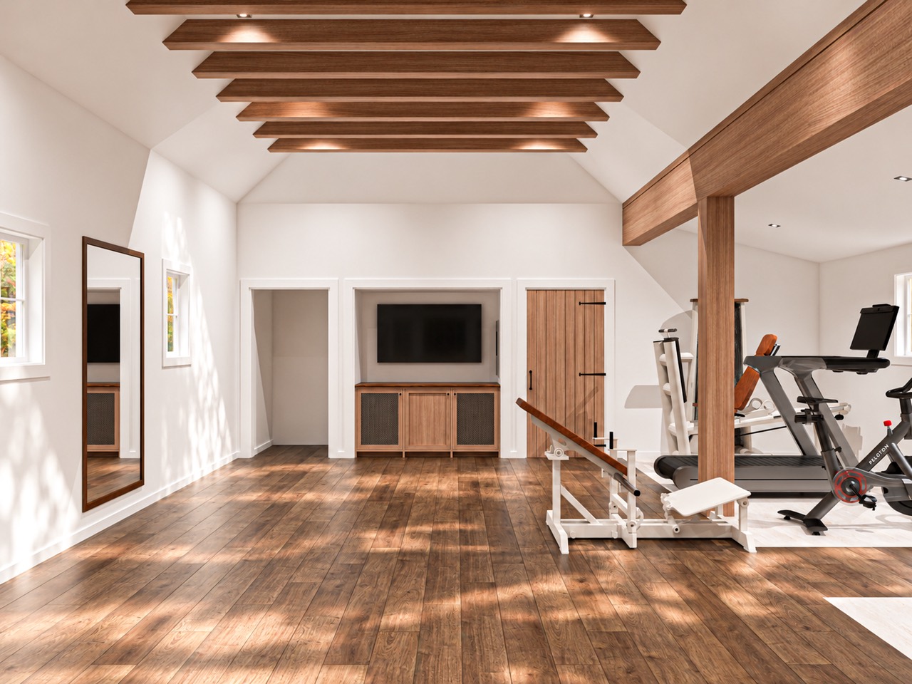 Glen Cove gym — architectural perspective