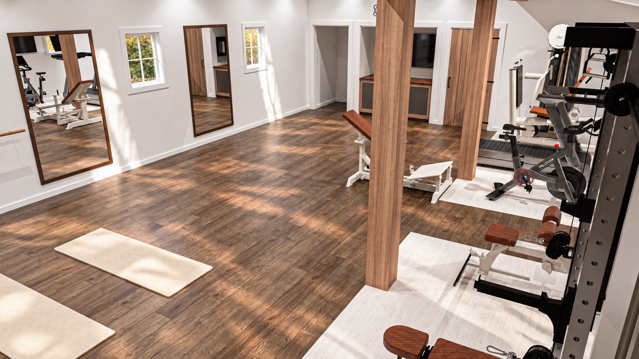 Glen Cove gym — open floor and equipment zones