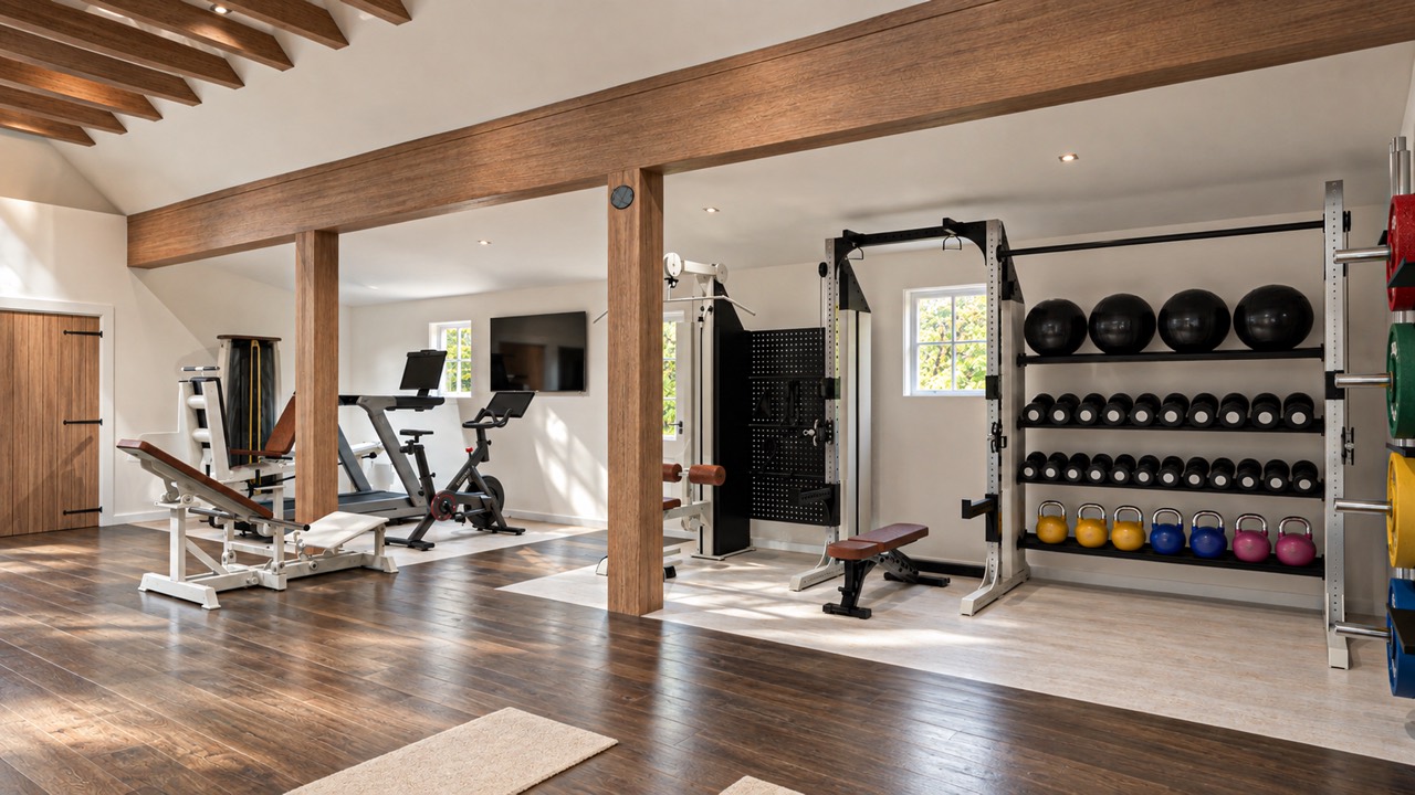 Glen Cove gym — strength and storage system
