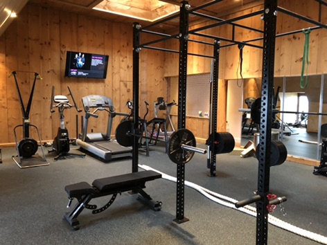 Sands Point rack and strength equipment